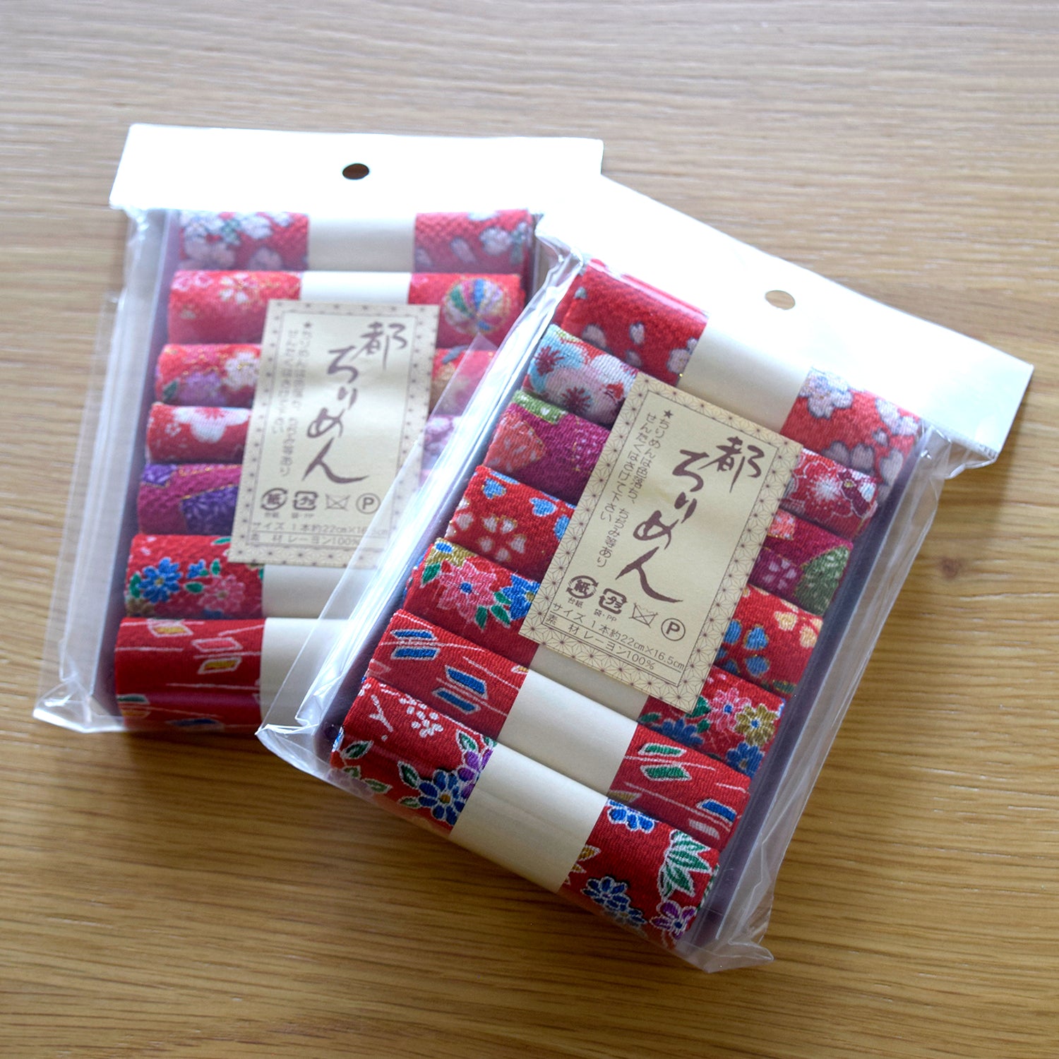 Chirimen Mini Cloth Pack - Floral Patterns