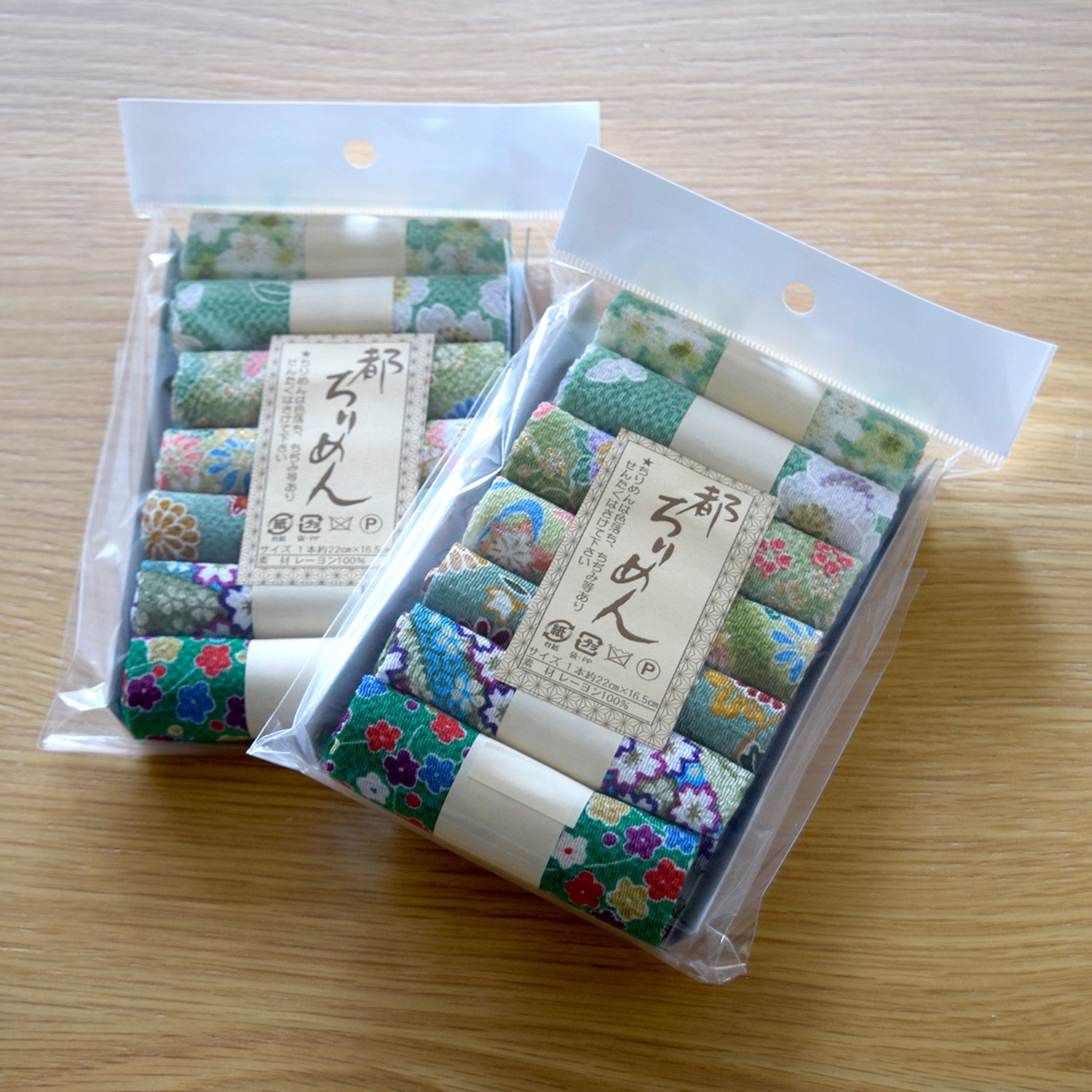 Chirimen Mini Cloth Pack - Floral Patterns