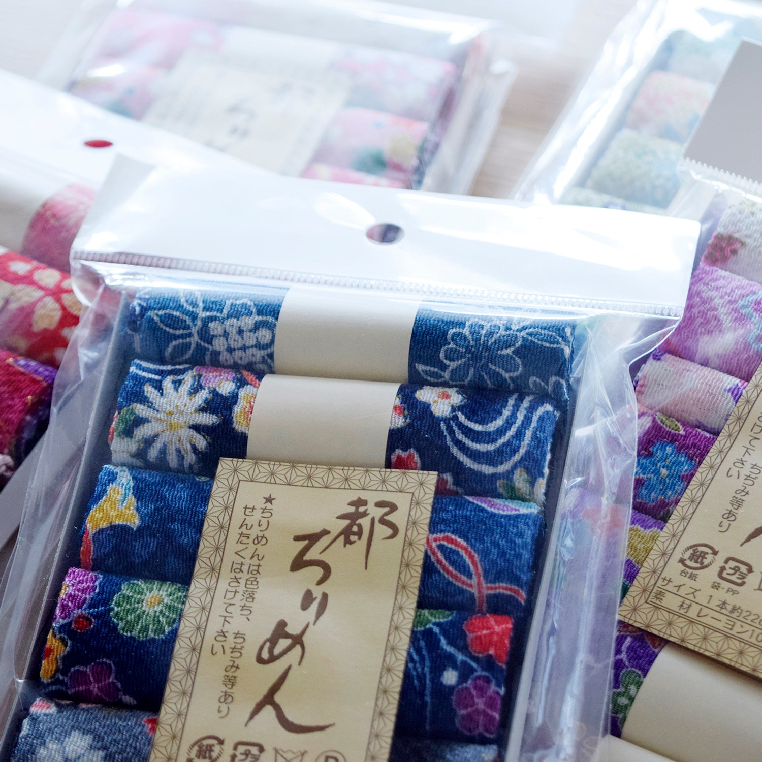 Chirimen Mini Cloth Pack - Floral Patterns