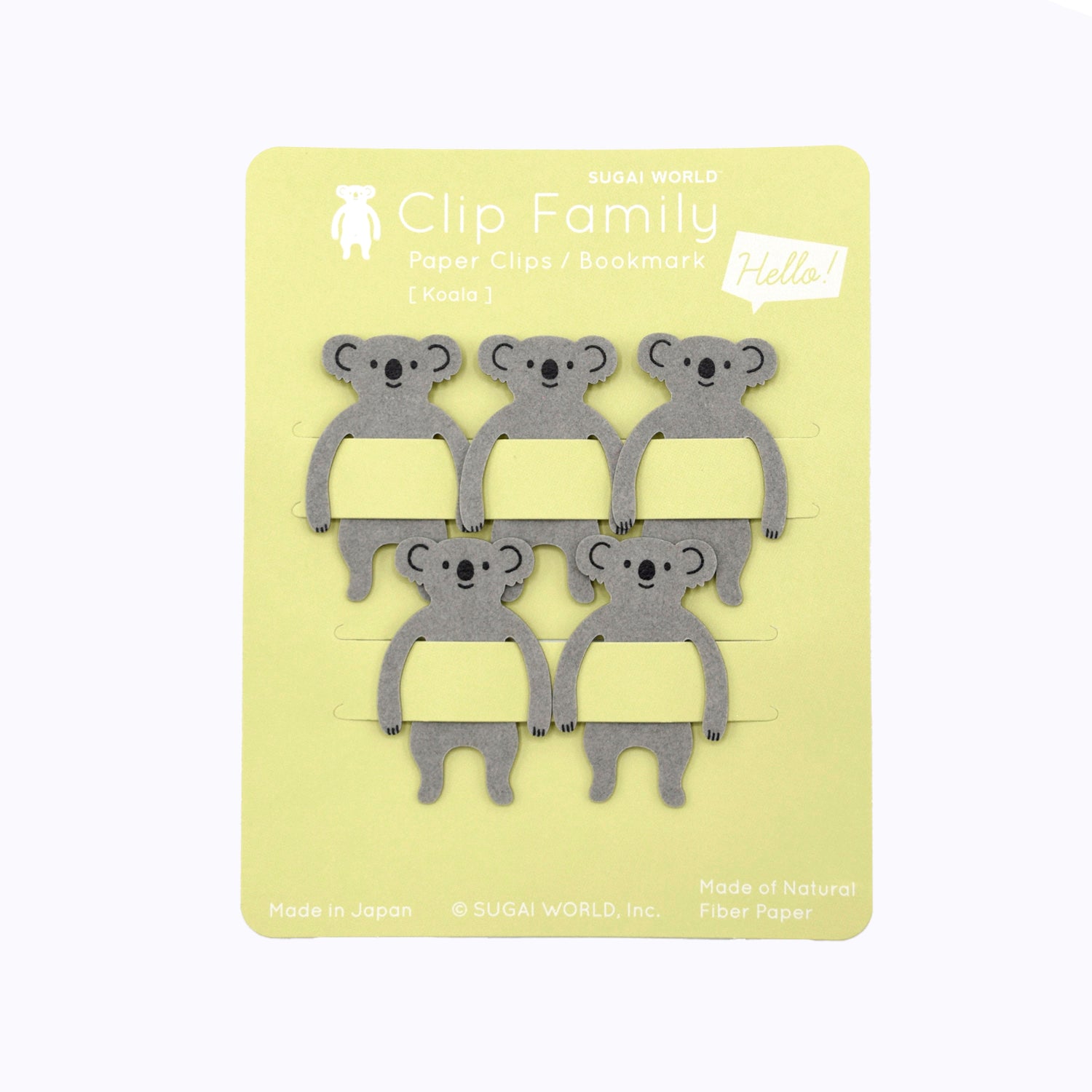 [Kokka Lifestyle] Clip Family (Paper Clip)