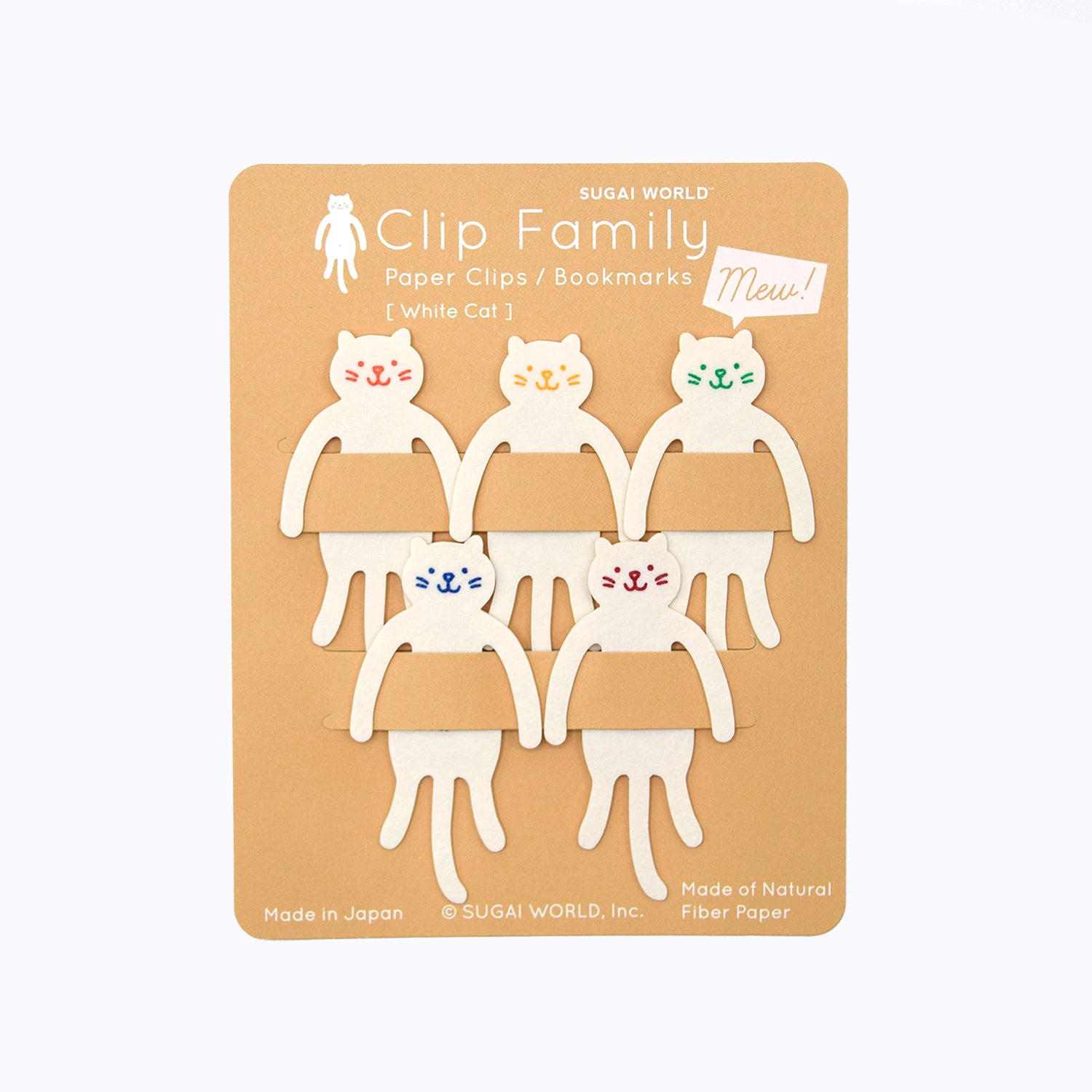 [Kokka Lifestyle] Clip Family (Paper Clip)