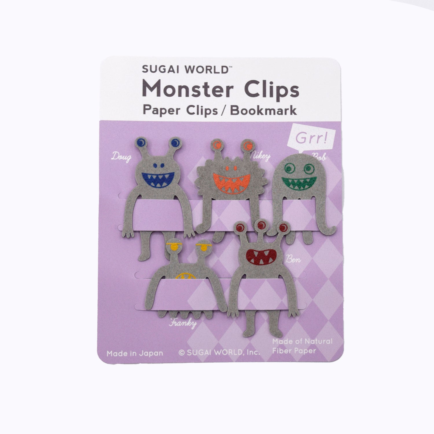 [Kokka Lifestyle] Monster Clip (Paper Clip)