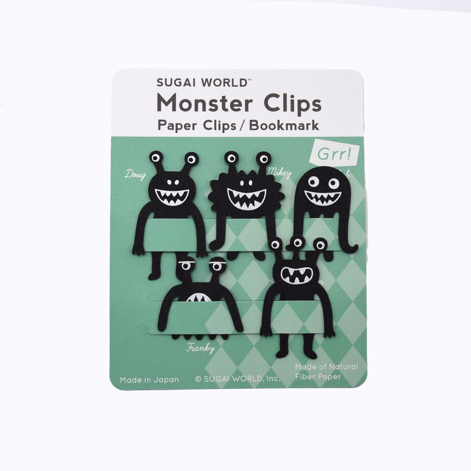 [Kokka Lifestyle] Monster Clip (Paper Clip)