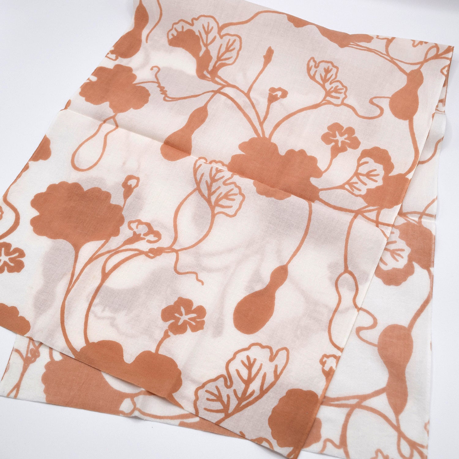 [Kokka Lifestyle] Botanical Dye Cotton Tenugui - Gourd