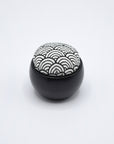 Hiro Urushi Wood Cup Pincushion - Japanese Patterns