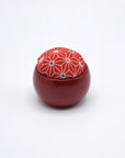 Hiro Urushi Wood Cup Pincushion - Japanese Patterns