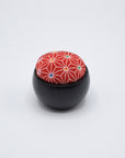 Hiro Urushi Wood Cup Pincushion - Japanese Patterns