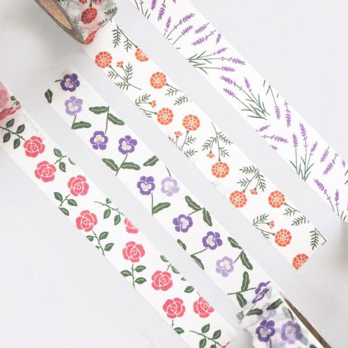 [Kokka Lifestyle] Floral Washi Tape