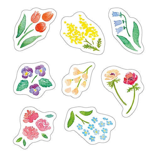 [Kokka Lifestyle] Clear Flake Stickers