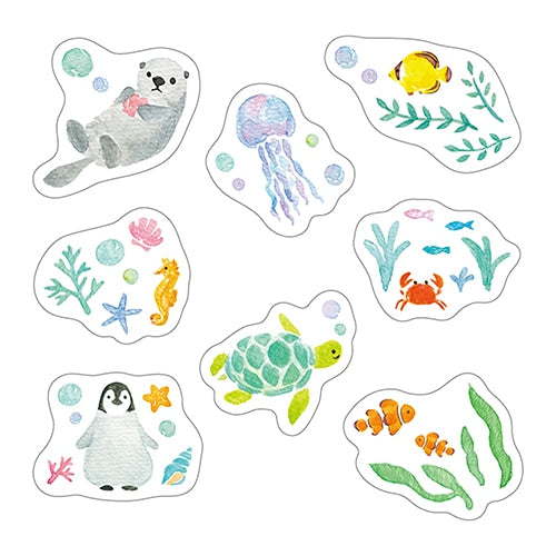 [Kokka Lifestyle] Clear Flake Stickers