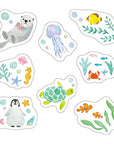 [Kokka Lifestyle] Clear Flake Stickers
