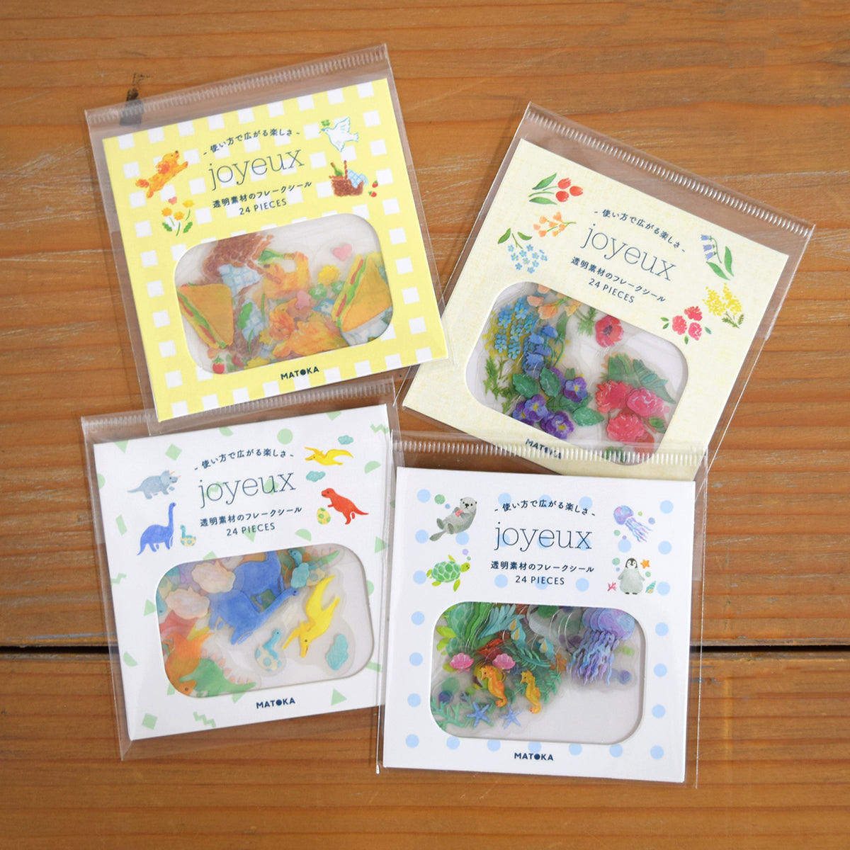 [Kokka Lifestyle] Clear Flake Stickers