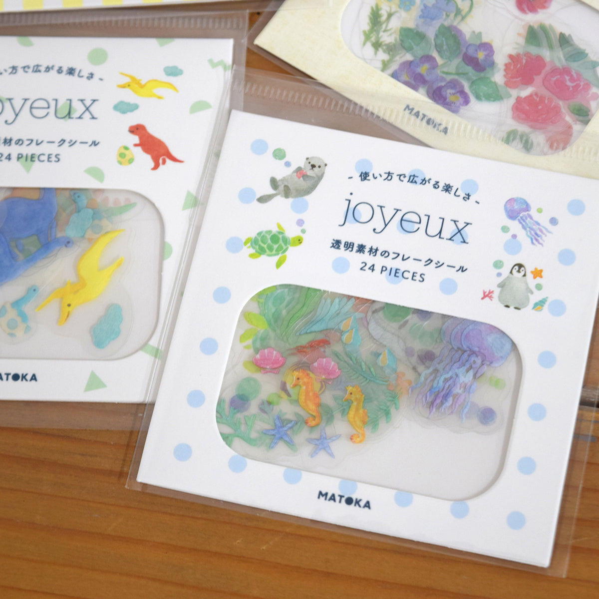 [Kokka Lifestyle] Clear Flake Stickers