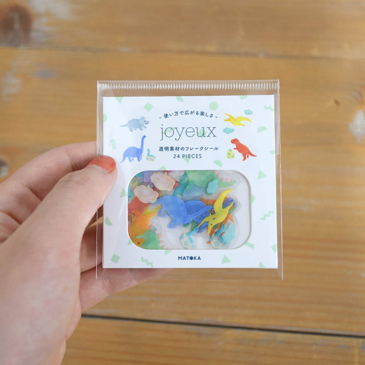 [Kokka Lifestyle] Clear Flake Stickers