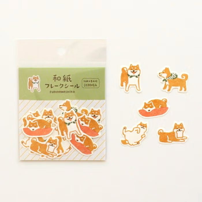 [Kokka Lifestyle] Washi Flake Stickers