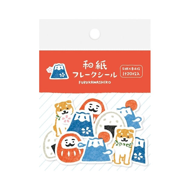 [Kokka Lifestyle] Washi Flake Stickers