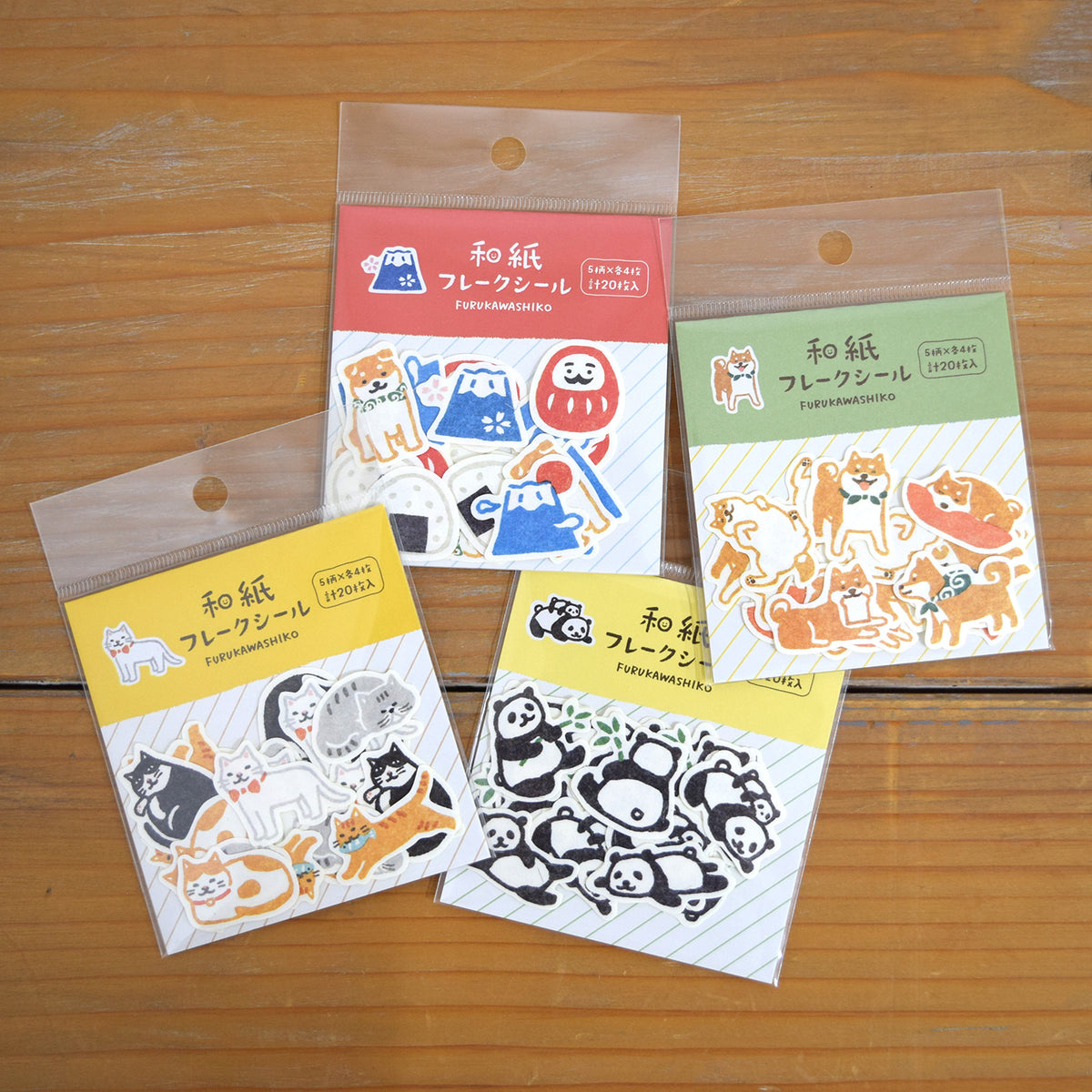[Kokka Lifestyle] Washi Flake Stickers