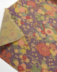 Kinsai Rayon Chirimen Fabric - Beige Toned [28" Width] LS-009-1