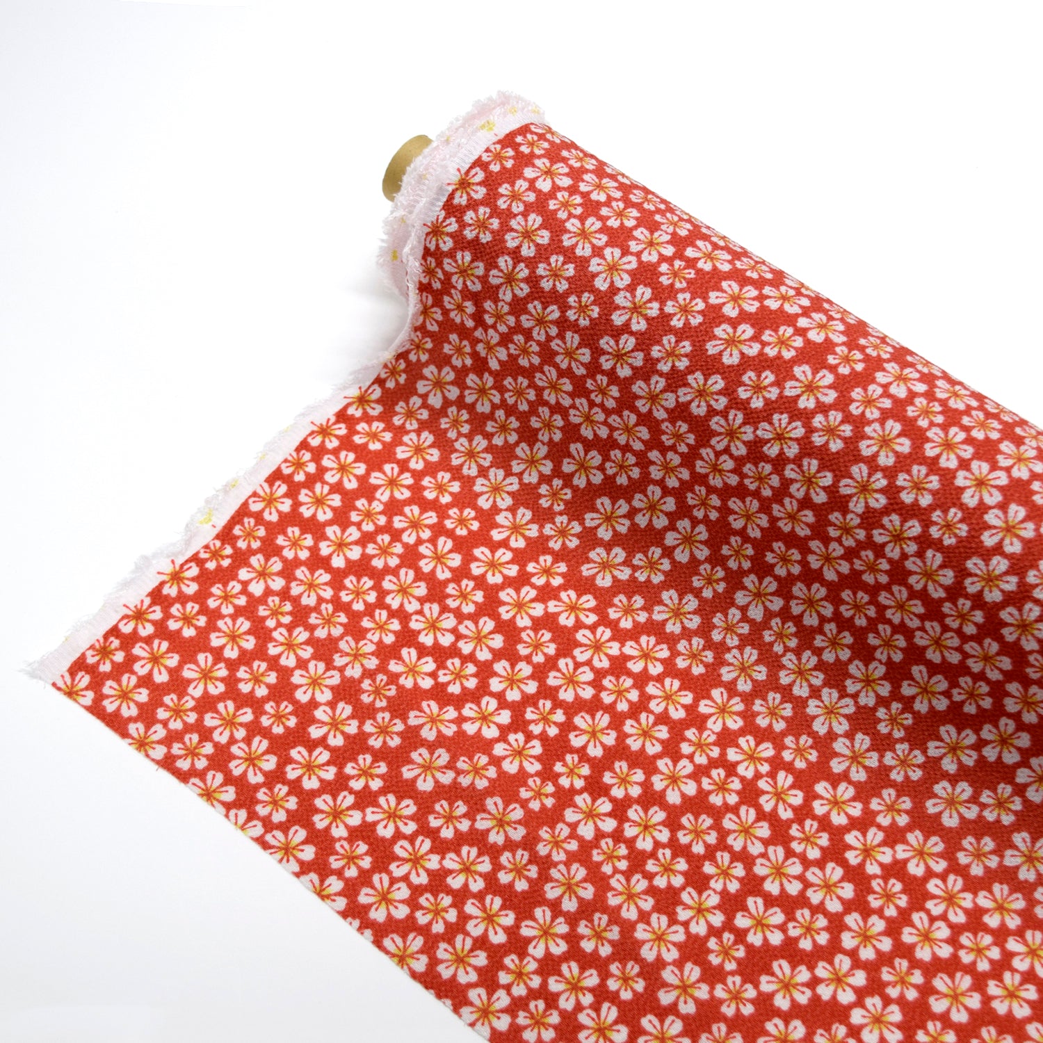 Kyo-Yuzen Rayon Chirimen Fabric - Cherry Blossoms [28" Width] LS-011-1