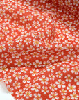 Kyo-Yuzen Rayon Chirimen Fabric - Cherry Blossoms [28" Width] LS-011-1