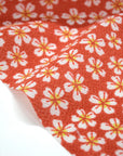 Kyo-Yuzen Rayon Chirimen Fabric - Cherry Blossoms [28" Width] LS-011-1