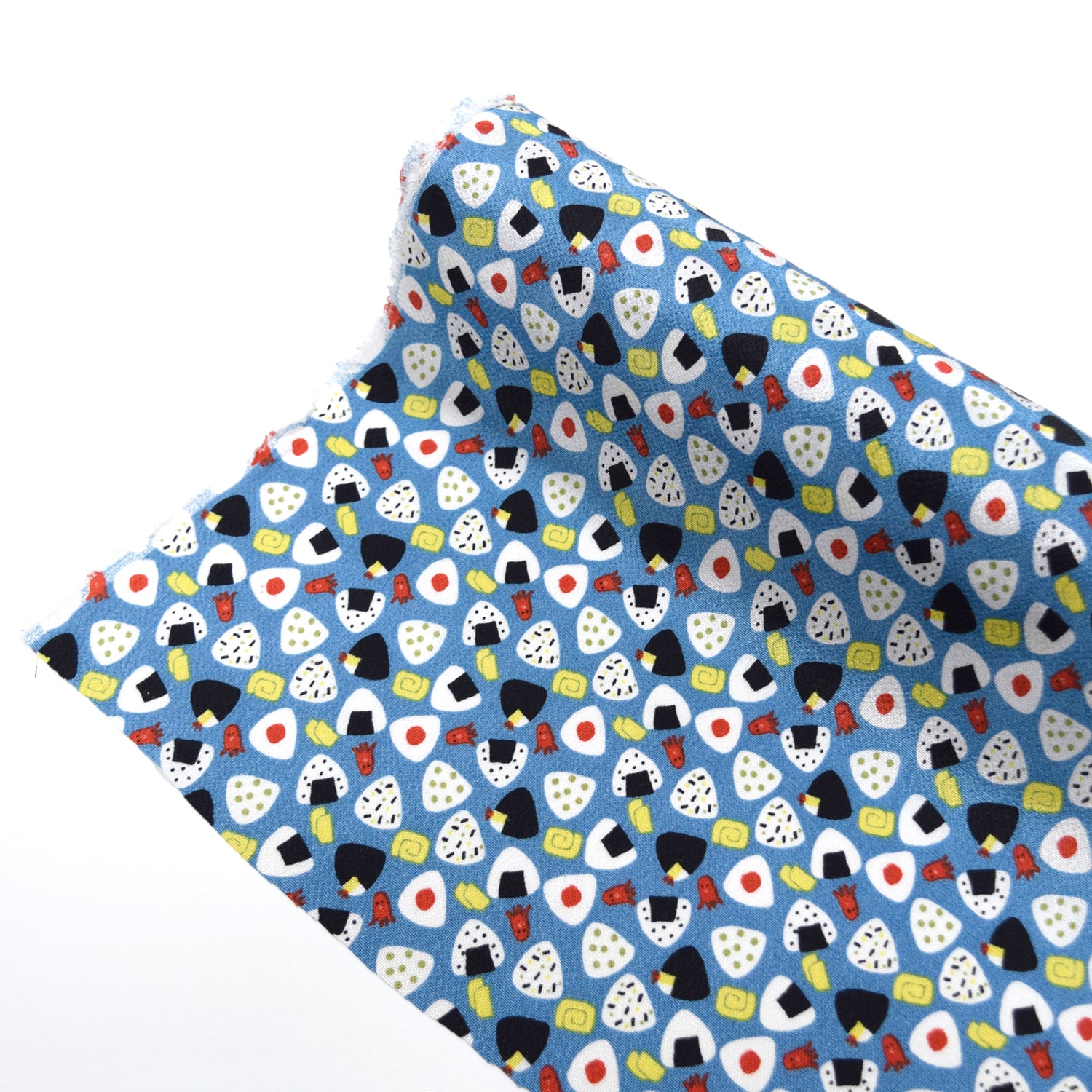 Kyo-Yuzen Rayon Chirimen Fabric - Onigiri [28" Width] LS-011-1