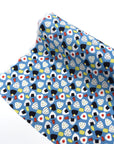 Kyo-Yuzen Rayon Chirimen Fabric - Onigiri [28" Width] LS-011-1