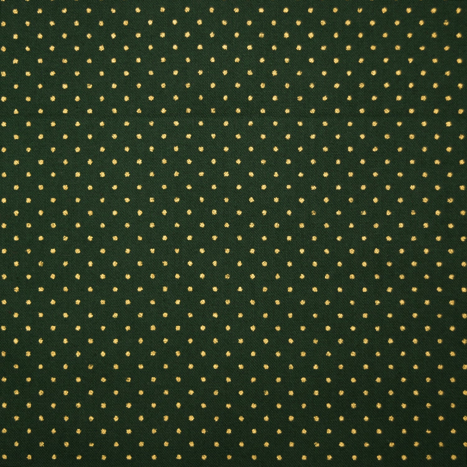 Glittery Dot Cotton Shirting - Green