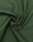 Glittery Dot Cotton Shirting - Green