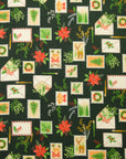 [Fabric Sample] Christmas Letter Cotton Shirting