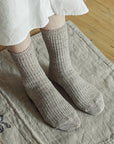 [Kokka Lifestyle] Linen Ribbed Socks
