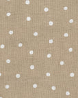 Random Dots Rayon Hemp Canvas - Beige NFA-53000-1
