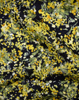 Flownny Mimosa Cotton Lawn - Black NFA-1030-32