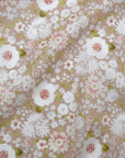 Flownny Vintage Floral Cotton Lawn - Light Beige NFA-1050-52