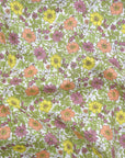 Flownny Poppy Garden Cotton Lawn -White x Yellow NFA-1060-62