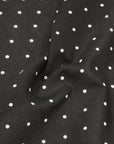 3mm Dot Cotton Lawn - Black