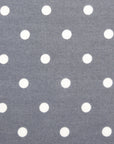 8mm Dot Cotton Lawn - Grey