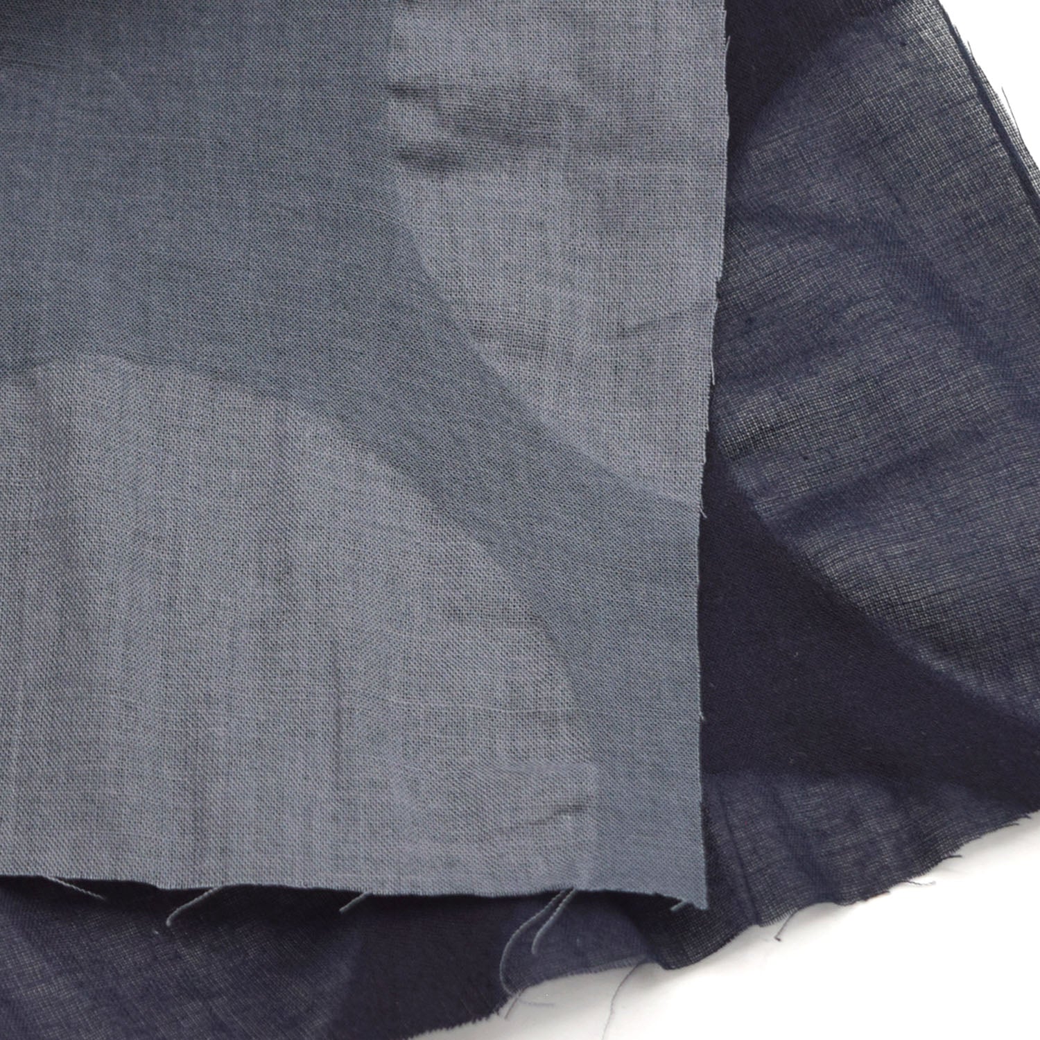 Dot Textured Cotton Lawn - Navy