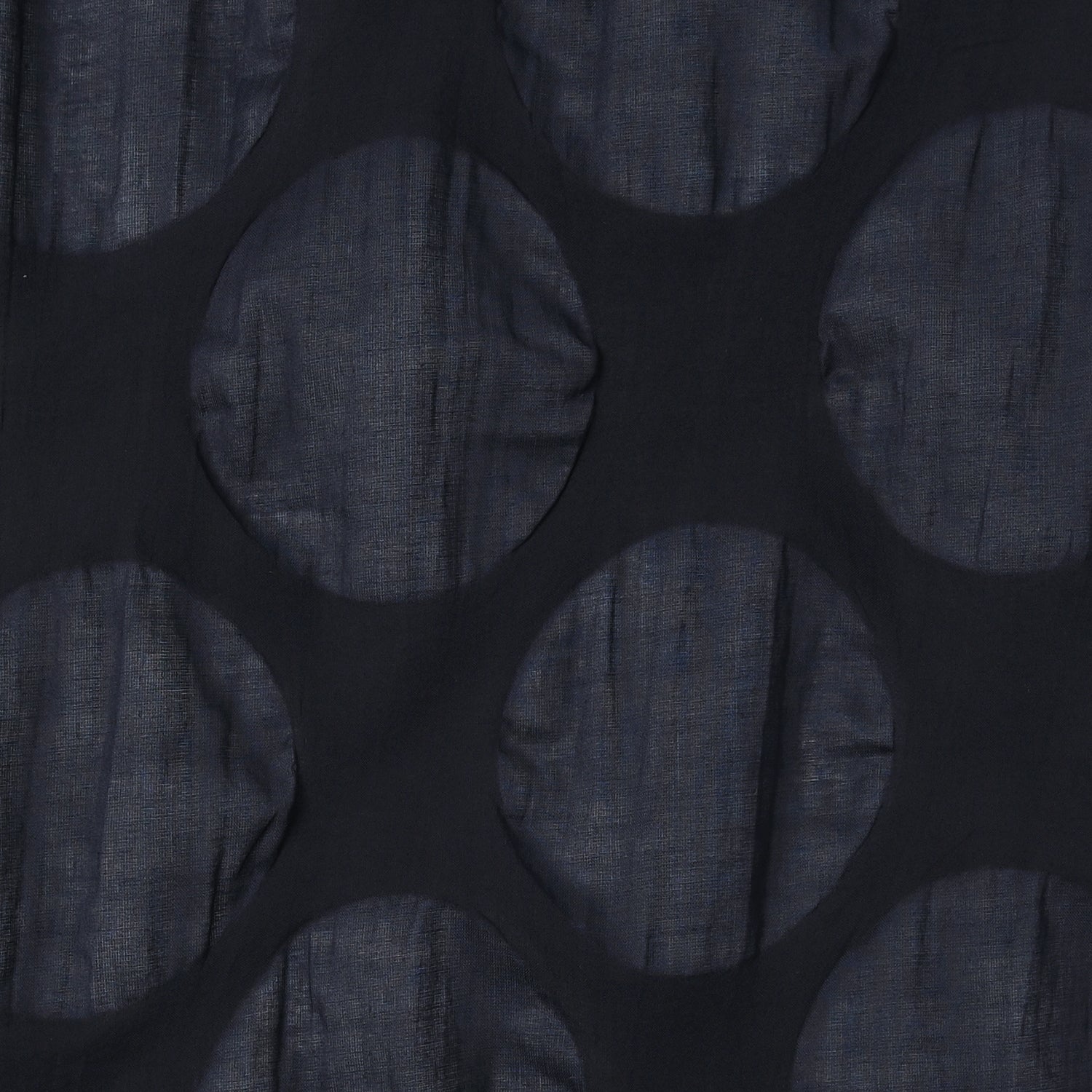 Dot Textured Cotton Lawn - Navy