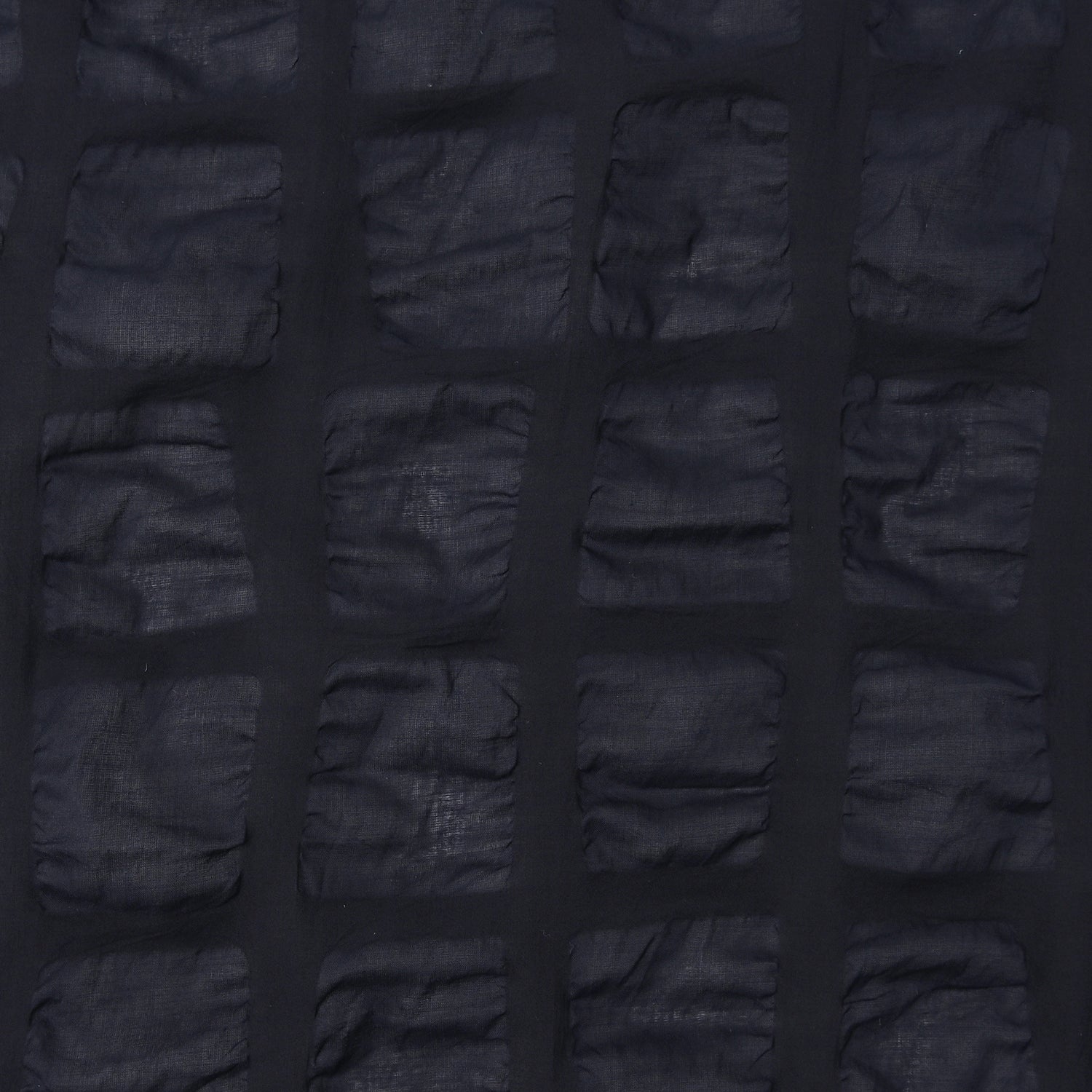 [Fabric Sample] Waffle Big Square Textured Cotton Lawn