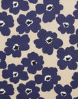 Geometric Floral Cotton Lawn - Beige