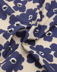 Geometric Floral Cotton Lawn - Beige