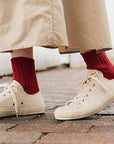 [Kokka Lifestyle] Linen Ribbed Short Socks