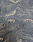 Hand-dyed Wave Pattern Cotton Slub Fabric KP-7090-130