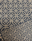 Hand-dyed Japanese Pattern Cotton Slub Fabric KP-7090-9