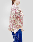 [Kokka Lifestyle] Water-repellent Leaves Prints Furoshiki - Pink