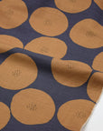 MUDDY WORKS Anpan Cotton Lightweight Canvas - Grey x Brown (Kokka Exclusive) EKX-1140