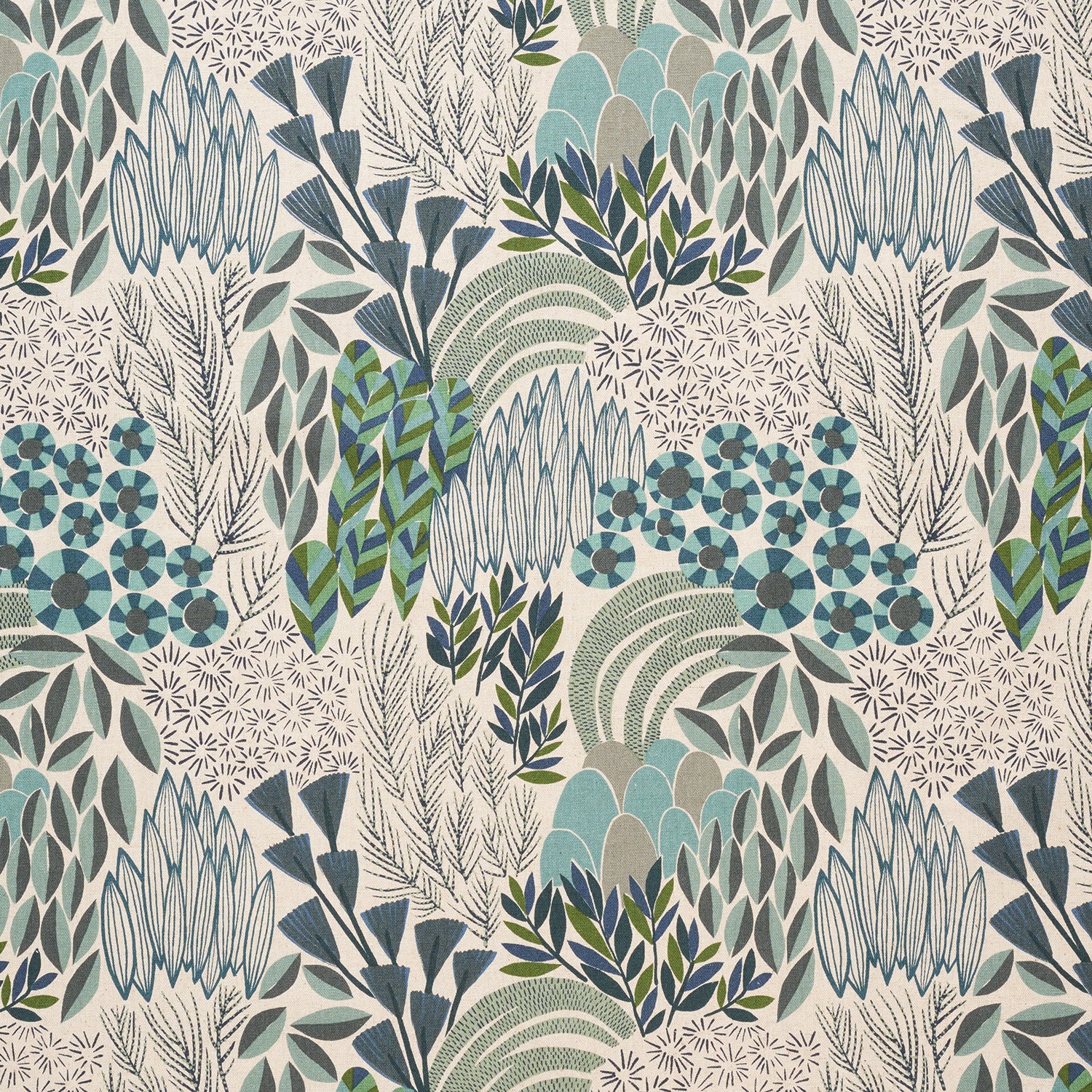 Bloom by Bookhou - Garden Cotton Linen Canvas - Light Green TEKX-1400-1