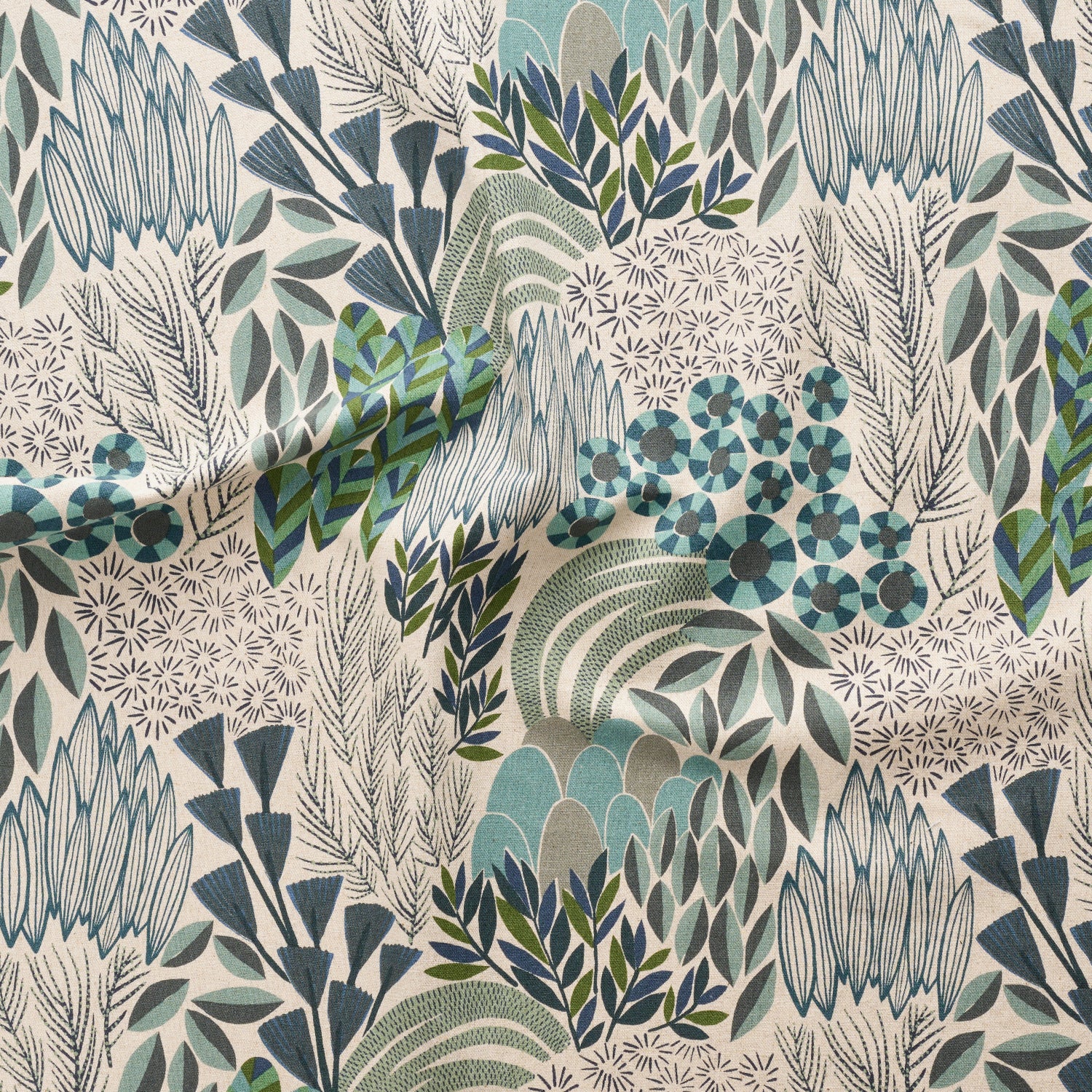 Bloom by Bookhou - Garden Cotton Linen Canvas - Light Green TEKX-1400-1