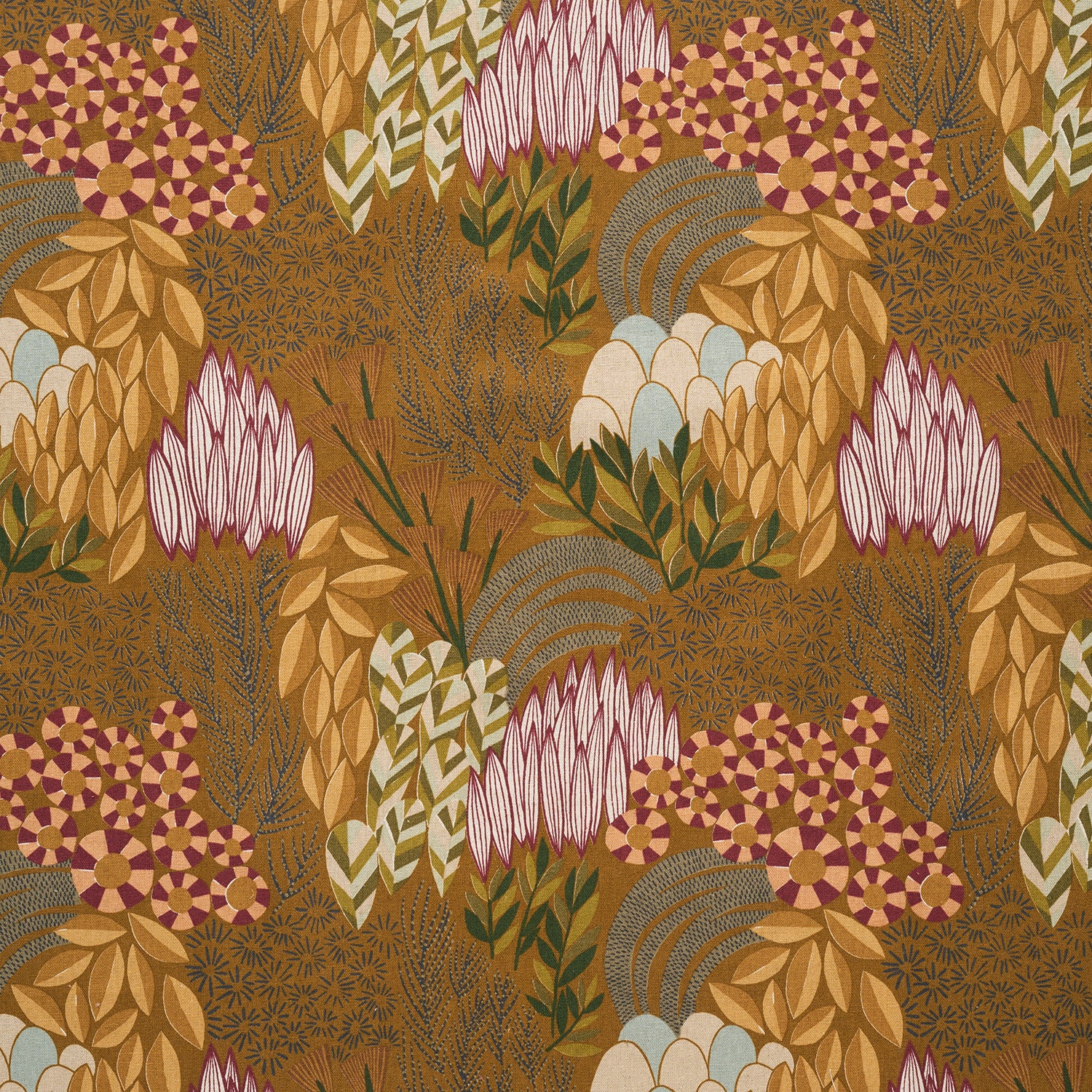 Bloom by Bookhou - Garden Cotton Linen Canvas - Brown TEKX-1400-1